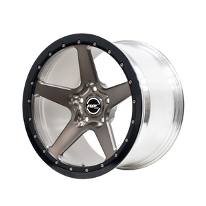 Jantes Roc Custom Drag Beadlock à 5 branches pour Muscle Car, 17 et 18 pouces, pour <span class=keywords><strong>Dodge</strong></span> Challenger Charger Audi R8 <span class=keywords><strong>Shelby</strong></span> <span class=keywords><strong>GT500</strong></span> - Product Image 3