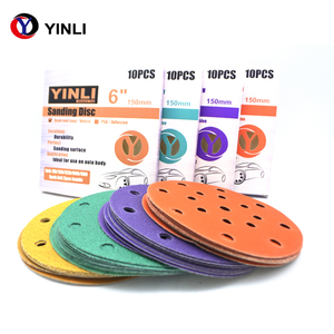 <span class=keywords><strong>Disco</strong></span> Abrasivo in Ceramica Viola da 6'' per Riparazione Auto, Stucco <span class=keywords><strong>e</strong></span> Lucidatura Vernice - Product Image 3