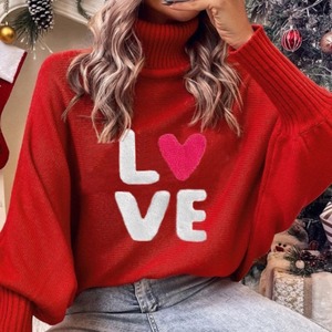 Pull Femme Chic Hiver Chaud Pas Cher Bloc De Couleur Ample Mode Pullover Col Rond Hauts Manche Longue Pull Tricoté Femme Tricoté Chaud Hauts Chandail Automne Hiver Pas Cher