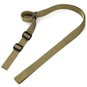 Outdoors Hunting Fast-Loop 2 Point Sling Adjustable Tactical Shoulder Strap 1.25" inch Webbing Two Points Sling