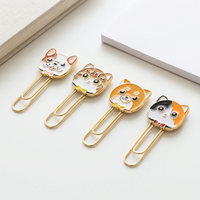 Clips de Papel Metálicos Personalizados al por Mayor, Clips Decorativos Personalizados para Oficina y Escuela, Logotipo Personalizado, Directo de Fábrica