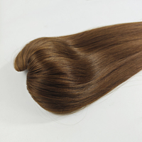 Extensions de cheveux humains à double trame avec clips, aspect naturel, pointes épaisses, cheveux de luxe pour salons professionnels
