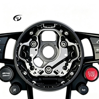 Volant en fibre de carbone avec LED compatible avec Audi TT TTS R8 A3 A4 A5 A6 A7 B8 B9 S3 S4 S5 RS3 RS5 RS7 C7 RS Q3 Q5 Q7 Q8 8V