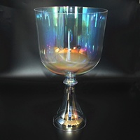 Cadeau de Noël Cristal de Lumière Cosmique Chantant le Saint Graal pour la Méditation Sonore de Guérison
