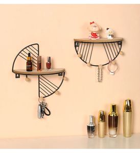 Punch-free Wall-mounted Decorative <b>Rack</b> Multifunctional Coat Hook Metal Hanger Storage <b>Rack</b> Suitable for Bedroom Living Room - Product Image 4