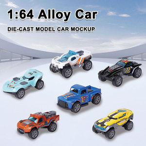 Venta caliente Die Cast Car Sliding Friction Simulation Racing Truck 1:64 <span class=keywords><strong>Wheels</strong></span> Mini Metal Alloy Car para niños - Product Image 2