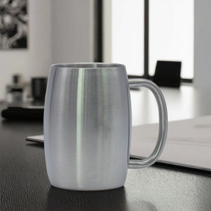 टी 14 औंस स्टेनलेस स्टील डबल इन्सुलेट अमेरिकी शैली कप मजबूत हैंडल रिसाव-प्रूफ ढक्कन पर्यावरण के अनुकूल व्यवसाय उपहार - Product Image 1