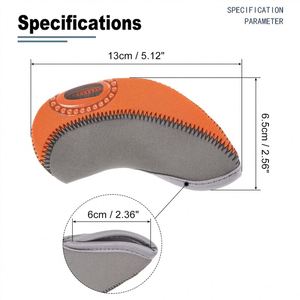 Housse de protection pour tête de putter de golf en néoprène avec logo personnalisé, vente en gros, imperméable - Product Image 4