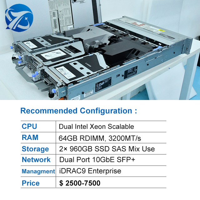 Wholesale In Stock Shenzhen Dell R750 Workstation Servers Poweredge 2U Rack Nas Precision Xeon 750 Server