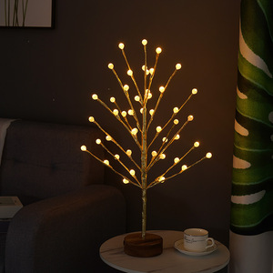 48L RGB LED boules de <span class=keywords><strong>neige</strong></span> et boules de glace arbre lumière fissure perle nuit décorative extérieur/chambre noël noël vacances éclairage - Product Image 4