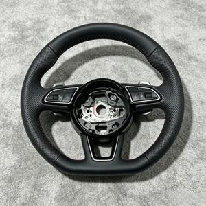 Volante de Cuero Negro de Alta Calidad para Audi <span class=keywords><strong>A1</strong></span> A3 A4 A5 Q5 B8 2009-2016, Venta Caliente de Fábrica - Product Image 2