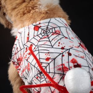Nuevo Disfraz de Halloween para Perro, Traje de Cuatro Patas, Ropa para Perro Pequeño con Araña Sangrienta, Venta al Por Mayor Internacional - Product Image 1