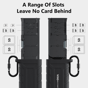 Lecteur de cartes portable haute vitesse Vrig Tt-01, support de carte flash, utilisé pour le stockage et les cartes TF <span class=keywords><strong>d</strong></span>'appareils <span class=keywords><strong>photo</strong></span> <span class=keywords><strong>d</strong></span>'action et de sport - Product Image 3