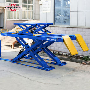 <span class=keywords><strong>Elevador</strong></span> de Tijera Grande XINJINTUO de Alta Calidad, 4000 kg, Cuatro Cilindros, Accionamiento Hidráulico y Eléctrico, con Certificación CE, Altura de Elevación de 1800 mm - Product Image 4