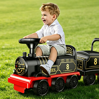 Train Électrique Musical Lumineux pour Enfants, Jouet d'Amusement Personnalisé OEM, Cadeau d'Anniversaire pour Enfants