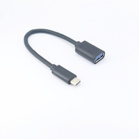 Cable Adaptador OTG Tipo C 3.1, Macho Tipo C a Hembra USB 3.0, para Teléfono Móvil, Tableta, Computadora, Conexión de Unidad USB, OTG