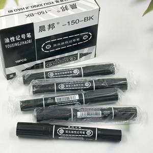 Marcador de Doble Punta a Base de Aceite Chenbang, Tinta Permanente con Puntas Gruesa y Delgada para Uso en Oficina - Product Image 3