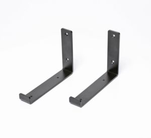 Soportes de estantería de tamaño personalizado, soportes de borde para estantes, soporte de estantería flotante de metal/aceros forjados industriales sin acabado - Product Image 6