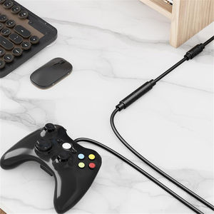 Cable USB con Conector Desmontable, Adaptador USB Compatible con el Controlador con Cable de Microsoft Xbox 360, <span class=keywords><strong>Guitar</strong></span> <span class=keywords><strong>Hero</strong></span>, Rock Band - Product Image 2