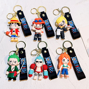 <span class=keywords><strong>Porte</strong></span>-clés en silicone pour hommes et femmes, nouveau modèle One Piece Luffy Nami Essolon, <span class=keywords><strong>Dragon</strong></span> <span class=keywords><strong>Ball</strong></span> - Product Image 2