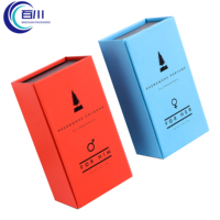 Caja de Regalo Rígida de Papel Recubierto de Alta Gama Vintage, Caja de Embalaje con Logotipo Impreso para Frascos de Aromaterapia o Productos de Perfumería