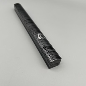 Mezuzah étui en aluminium pour filles, Design brillant noir, facile à peler et à coller, porte Judaica, à défilement, 1 pièce - Product Image 3