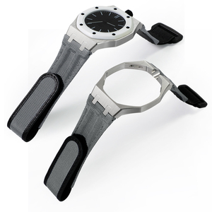 Boîtier en acier inoxydable personnalisé Royal Pop avec bracelet en nylon auto-agrippant pour montre S Watch Ap, boîtier de montre de sport de luxe en stock - Product Image 4