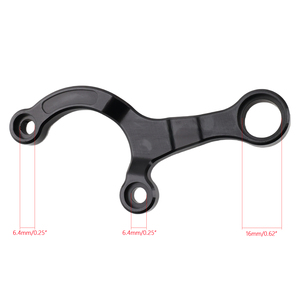 AOSU pour Yamaha Tenere700 XTZ700 XSR700 MT-07 Support de levier de vitesses stabilisateur en aluminium CNC amélioré GBF016-BK - Product Image 6