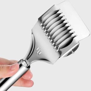 Stainless Steel Noodle Cutter <b>Pasta</b> <b>Tool</b> 410 Steel Manual Roller Kitchen Gadget For Cutting Noodles Cilantro Scallion - Product Image 3