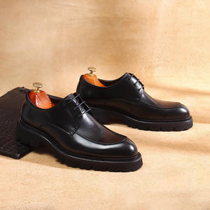 Grande Promotion 2025 – Bottines Chelsea Classiques pour Hommes en Cuir Véritable Imperméable, Style Britannique Montant, pour Affaires, Courtes et Brillantes - Product Image 4