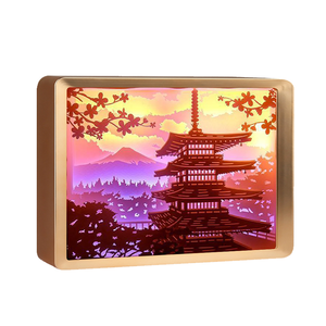 Lámpara Decorativa de Papel Tallado en 3D con Diseño de Pagoda Japonesa, Regalo Navideño, Gran Venta 2026 - Product Image 4