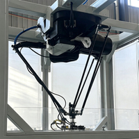 Robot de ramassage haute vitesse pour petits articles tels que les sachets de biscuits, les sacs de pain et les sachets de noix