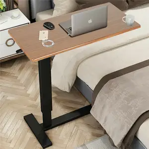 Meja troli samping tempat tidur, dengan roda putar ujung tinggi yang dapat disesuaikan untuk Sofa Laptop dan ruang tamu