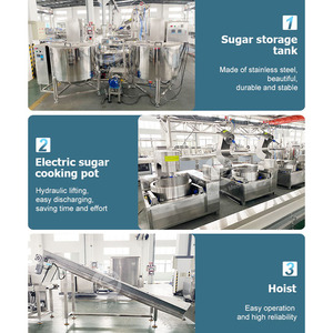 Orme sô cô la Nut Protein Bar Maker Máy kích thước nhỏ Snack Dinh Dưỡng Thanh đùn dây chuyền sản xuất - Product Image 4