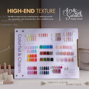 Missgel Premium 120 Tippe per Unghie, Libro Campionario di Nail Art con Smalti Gel UV Dipinti a Mano per Saloni di Manicure - Product Image 5