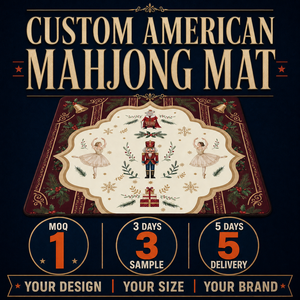 Tapis de Mahjong Antidérapant Nouvelle Collection Été, Design Personnalisé, Sans Odeur, en Caoutchouc Pliable, Écologique, Sans Plis, Enroulable, Utilisation pour Plateau de <span class=keywords><strong>Poker</strong></span> - Product Image 5