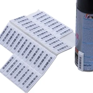 Barcode Magnetic Sticker AM Secured Alarm System EAS Tags RFID RF Anti-theft Tag Security Soft Label For Supermarket