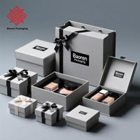 Baoren pabrik profesional Pembersih Wajah kosmetik hadiah kotak Roller Make-up kemasan kotak Mailer kosmetik magnetik murah