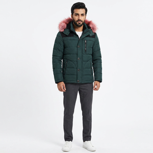Custom Men's Parka Windbreaker Jacket Stand Collar Hood <b>Warm</b> Autumn Coat <b>Waterproof</b> Cotton Sports Plus Size Vintage - Product Image 1