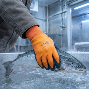 Gants de travail isolés en polaire thermique imperméables Snell Safety, doublés de latex, résistants au froid, <span class=keywords><strong>pour</strong></span> congélateur et jardinage - Product Image 3