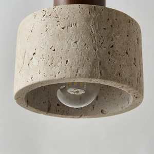 Japanese Wabi Sabi Style Pendant Light Round Led Chandelier 12x18cm For Hotels And Guesthouses - Product Image 3