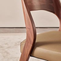 Chaise de salle à manger en rotin avec coussin en bois, meubles de maison en osier, échantillon gratuit personnalisé