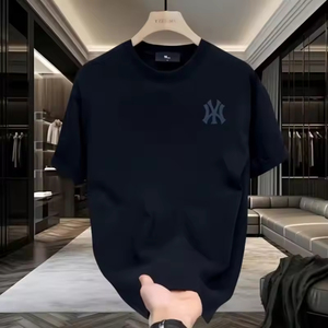 Bán Buôn Ami Hợp Thời Trang Cao Đường Phố Thiết Kế Thương Hiệu T-Shirt Lỏng Phù Hợp Với Giản Dị 100% Cotton 240 Gram Trọng Lượng Thư Mô Hình Cho Nam Giới - Product Image 3