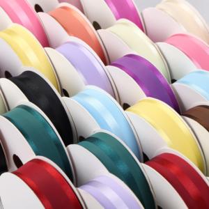 Cung Cấp Tại Chỗ Thân Thiện Với Môi Ribbon Hai Mặt Jacquard Đảng 25 Yards Satin Ribbon Cuộn Long Lanh Gói Voan Ribbon Webbing - Product Image 2