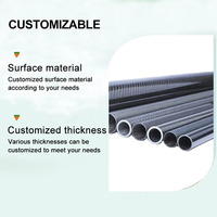 Vente d'usine : Tube en fibre de carbone haute résistance, tube creux en fibre de carbone