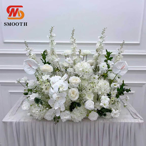 โรงงานขายส่งดอกไม้ประดิษฐ์สีขาวสำหรับตกแต่งงานแต่งงาน งานปาร์ตี้ และบ้าน ชุดดอกไม้ตกแต่งงานปาร์ตี้ - Product Image 3