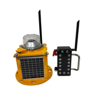 Lumière de plateforme solaire contrôlée par radio portable JCL540-RF LED, lumière d'aéroport portable, lumière de piste temporaire