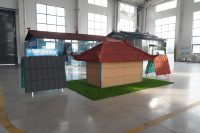 Tuiles de Toiture Métalliques Modernes Colorées Revêtues de Pierre, Isolation Thermique, pour Usage en Appartement, Vente en Gros Usine, Sud-Est