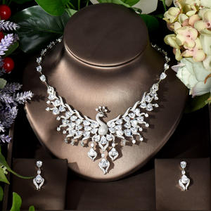 Набор из сережек с фианитами и N-1061 - Product Image 2