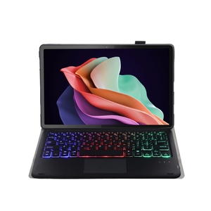 Custodia in pelle Ultra-sottile con retroilluminazione posteriore rimovibile USB per <span class=keywords><strong>Huawei</strong></span> <span class=keywords><strong>MatePad</strong></span> <span class=keywords><strong>11</strong></span> 2023 AHW13-AS Texture Touchpad nuovo - Product Image 3